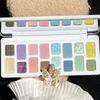 DIKALU True Colors Pearlescent 16-Color Kids' Eyeshadow Palette for Impromptu Stage Makeup