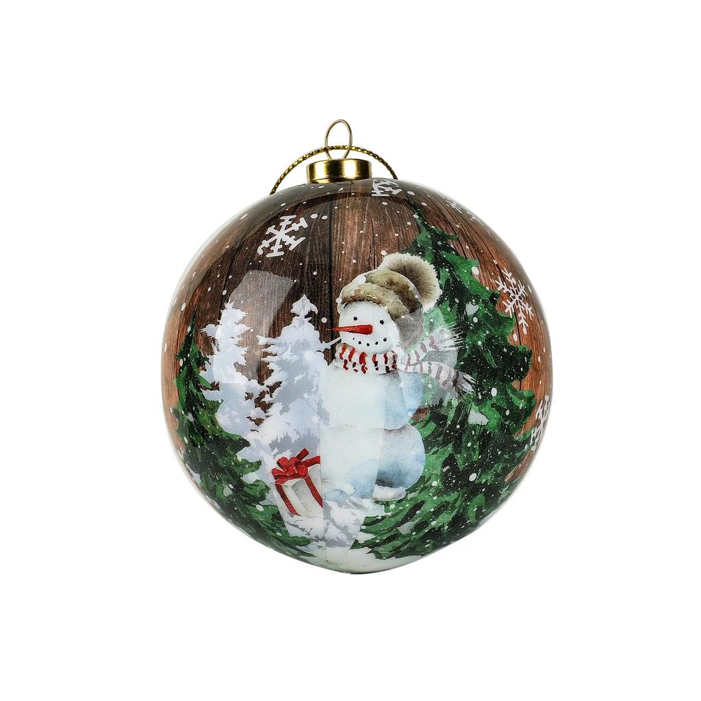 8CM Cm Christmas Ball Ornaments Creative Christmas Tree Decorations Household Outdoor Fun Pvc Inflatable Toy Ball Christmas Gift