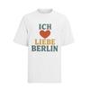 I Love Berlin 4 Ever Bärlin Hauptstadt Bunt Herren Shirt Bio-Baumwolle