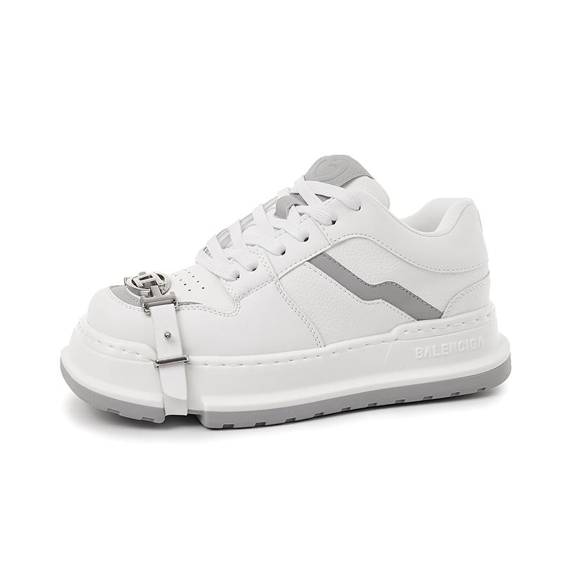 

Кроссовки для скейтбординга на толстой подошве с квадратным носком 2024 года: Унисекс-британский стиль, вдохновленный знаменитостями, универсальная мода для женщин 44