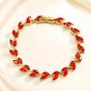 Adjustable Women Bracelet Colored Zircon Hand Jewelry Unique Bracelet Jewelry  Daily Wear