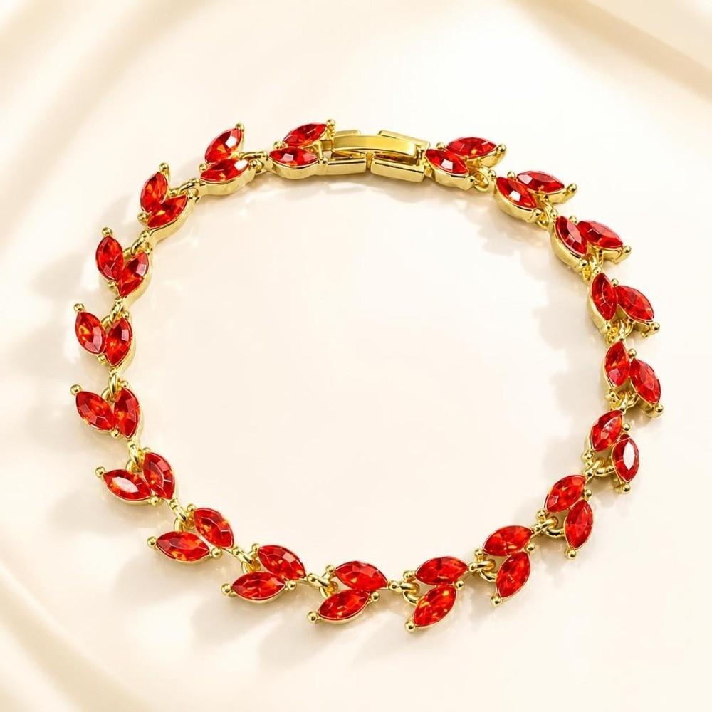 Adjustable Women Bracelet Colored Zircon Hand Jewelry Unique Bracelet Jewelry  Daily Wear