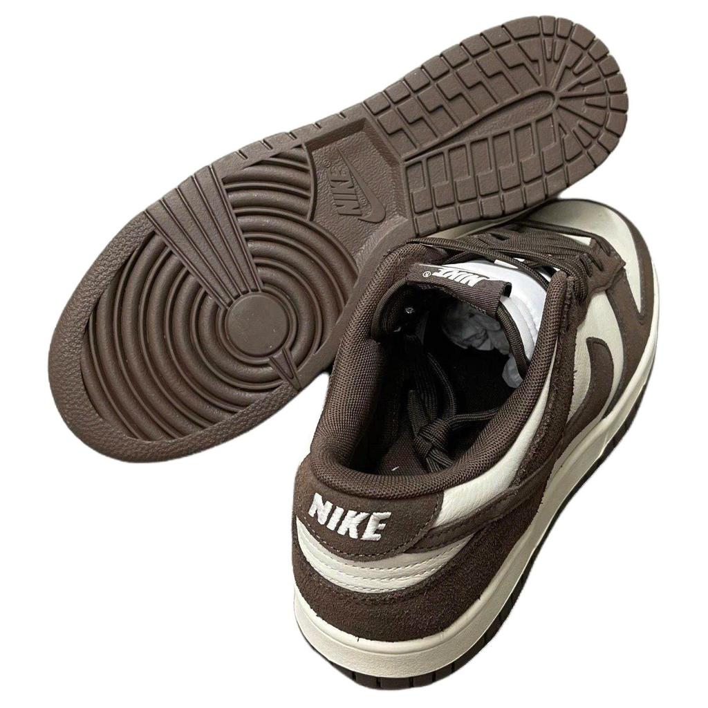 Nike Dunk Low Retro SE Uomo Avorio Pallido Marrone Barocco Scarpe Basse in Pelle Scamosciata Sneakers Classiche per lo Stile di Vita Casual FQ8249-104