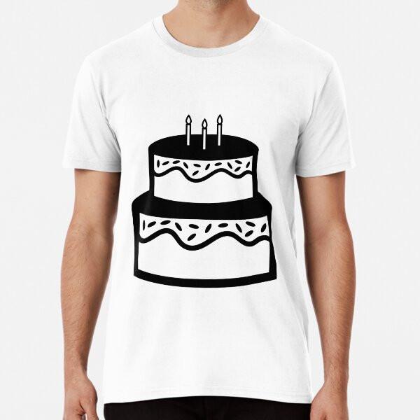 

Just a Happy Birthday Cake T-Shirt S-5XL Best T-Shirt M