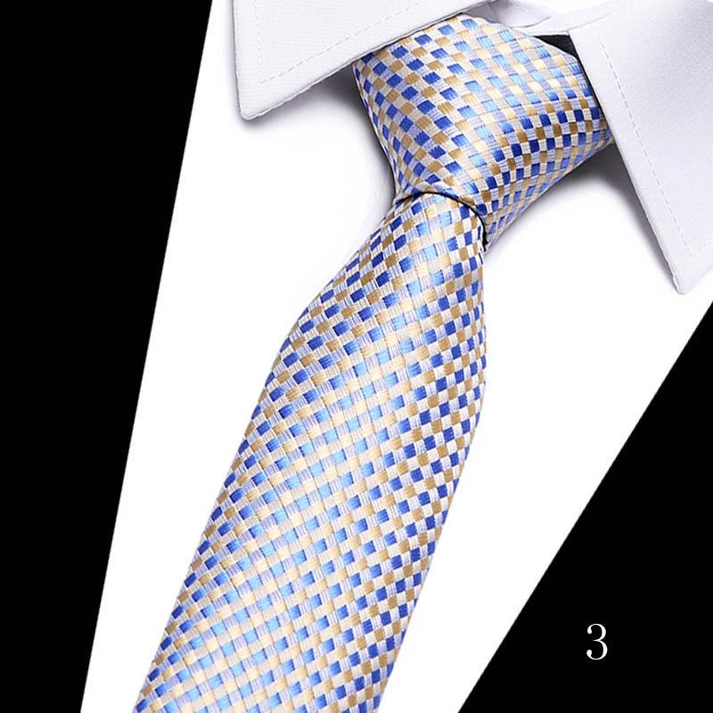 2025 Men's Formal 7.5cm Silk Polyester Tie