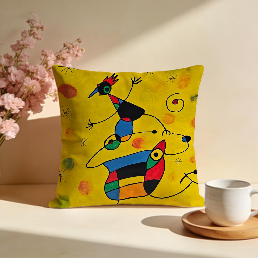 Hot JJoan Mirosew Cushion Cover Stylish Washable Pillow Cover Ideal for Couch Bedroom Car Decoration