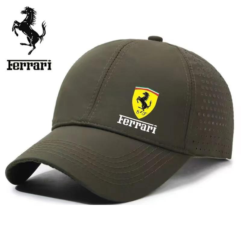F1 Rennkappe Schnelltrocknende Baseballkappe Outdoor Sonnenschutz Atmungsaktive Netzkappe Für Ferrari SP1 812 F40 F12TDF SF90 Zubehör