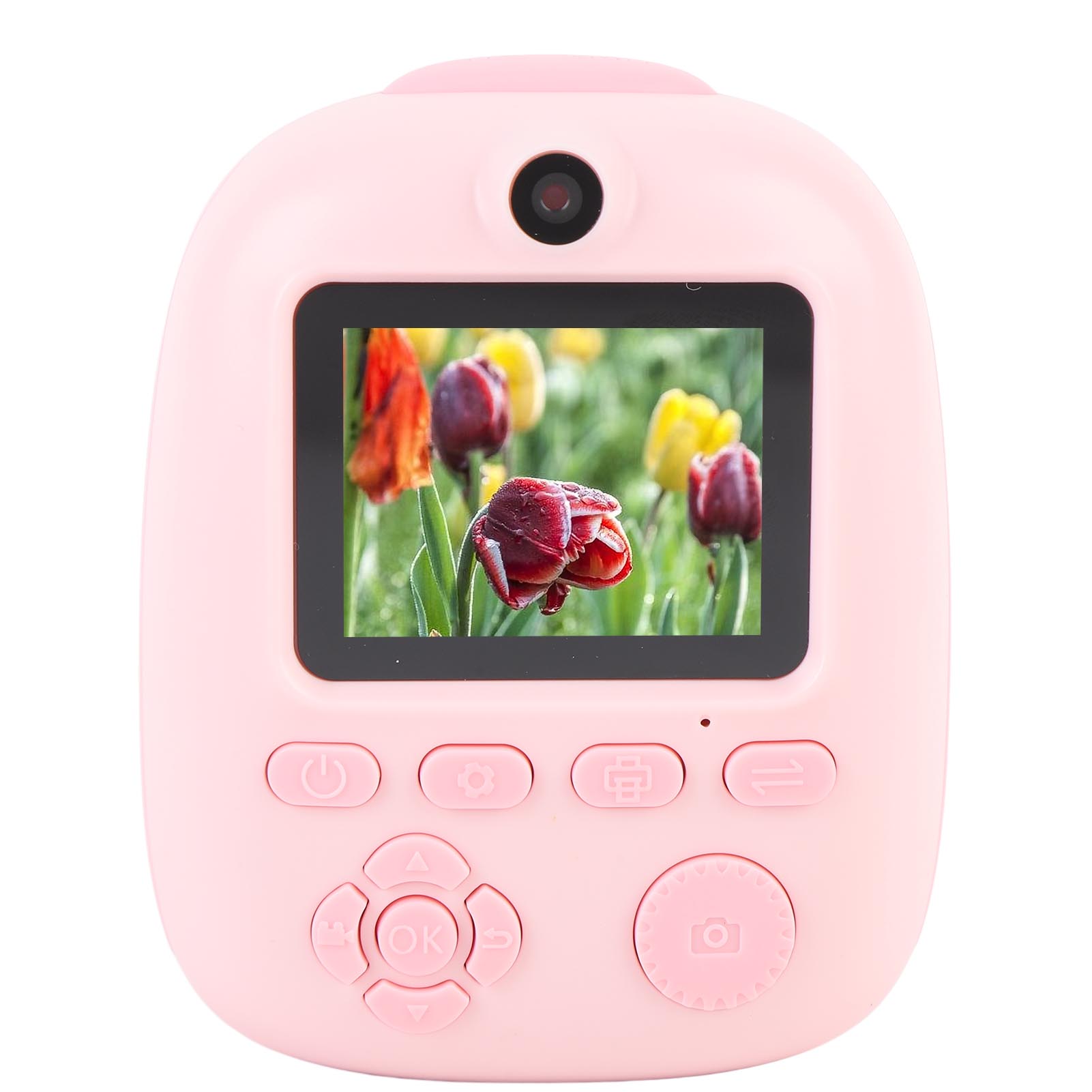 

Цифровая камера мгновенной печати 26MP HD 2-дюймовый экран Симпатичная портативная камера мгновенной печати со светодиодной подсветкой 32G розовый