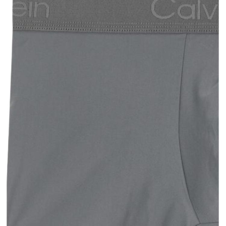 Calvin Klein Low Rise Letter Minimalist Cool Feeling Antibacterial Boxer Briefs Men Underwear Charcoal NB3634-5GS