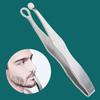 Manual Nose Grooming Tool Stainless Steel Nose Hair Clip Smooth Surfaces Easy Maintenance Travel Friendly