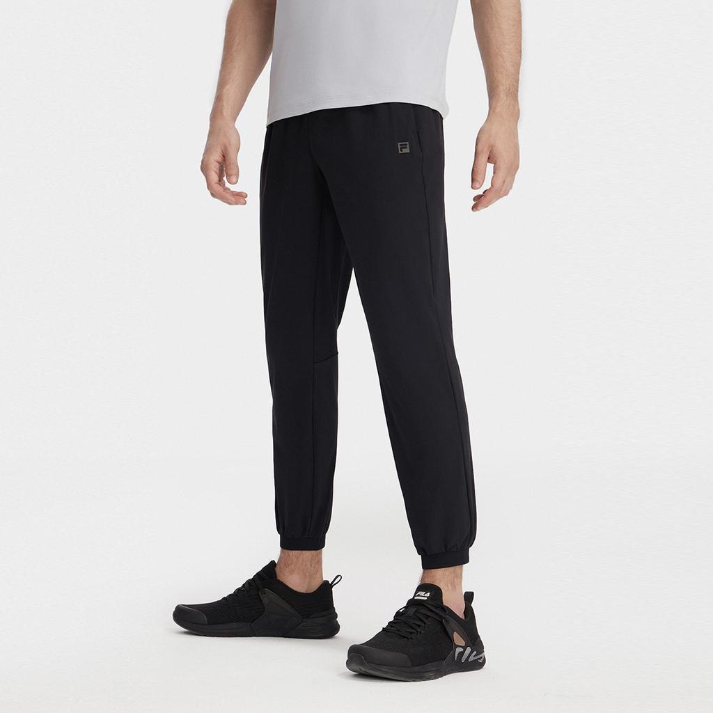 New FILA Knitted Sweatpants Men's Pitch Black A11M321609FBK