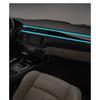 1/2/3/4/5M Auto-Innenraum RGB LED Lichtleiste Umgebungsneon Unsichtbares Licht USB Glasfaser Atmosphärenlampe unterstützt APP-Steuerung