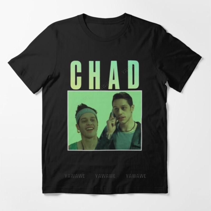 Adult tee tops teenager cotton tee shirt Pete Davidson Chad SNL Essential T Shirt print tshirts male casual style teeshirt S