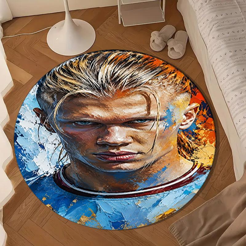 Haa-lCity Artwork Round mat Home Decor, Chair rug For livingroom,Bedroom, doormat home decor Birthday Gift Christmas Gifts