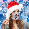 10pc Christmas Print  for  Face Mask Disposable Earloop Mask