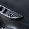 For Toyota Hilux 2015-2021 Real Carbon Fiber Car Window Glass Lift Switch Panel Cover Decorative Sticker Car Accessories