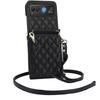 For Moto 40 Zipper Style Wallet Case Pouch, Cross Shoulder Leather Case for Vivo X Flip with Card Slots