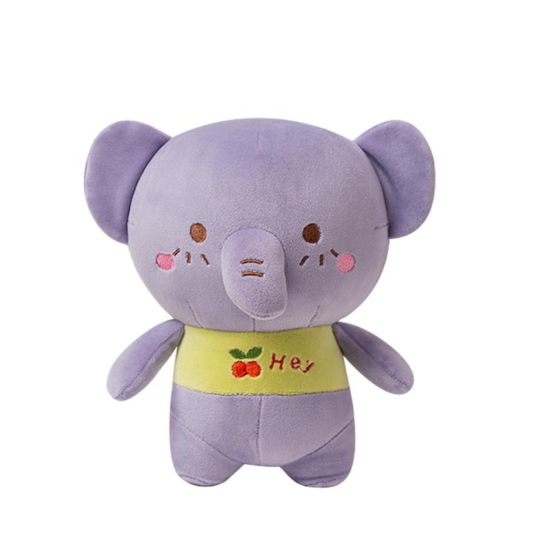 Kawaii Pig Elephant Bear Plush Toys Soft Stuffed Animal Baby Dolls Plush Birthday Gift For Kids Girls Home Decor Party Supply