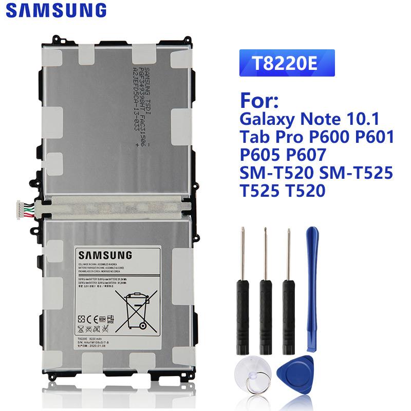 

Оригинальный сменный аккумулятор для Samsung GALAXY Note 10.1 Tab Pro P600 P601 P605K P607 T520 T525 T8220E T8220C T8220U T8220K 8220 мАч