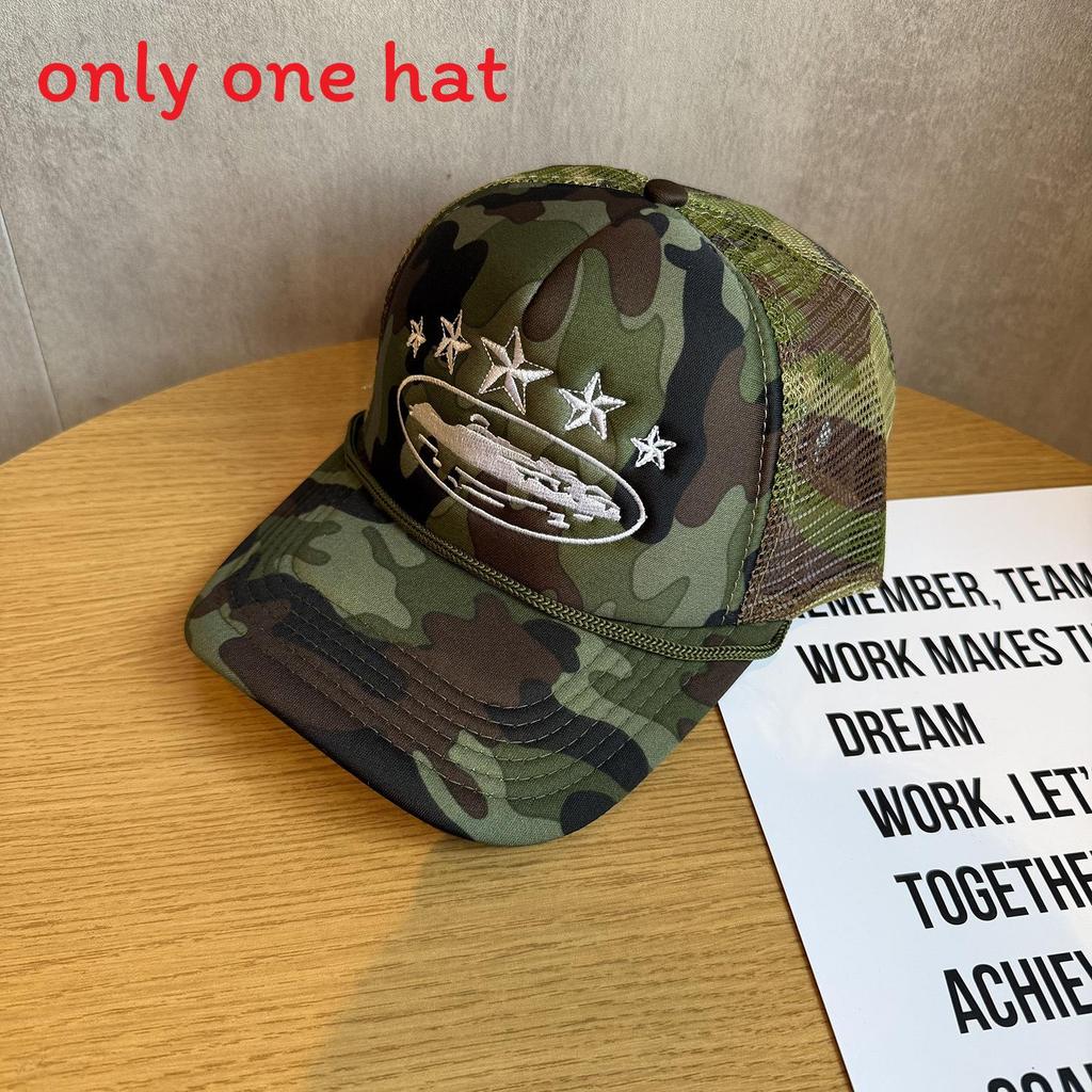 Street Style Embroidered Baseball Cap With Adjustable Fit For Summer Outdoor Activities