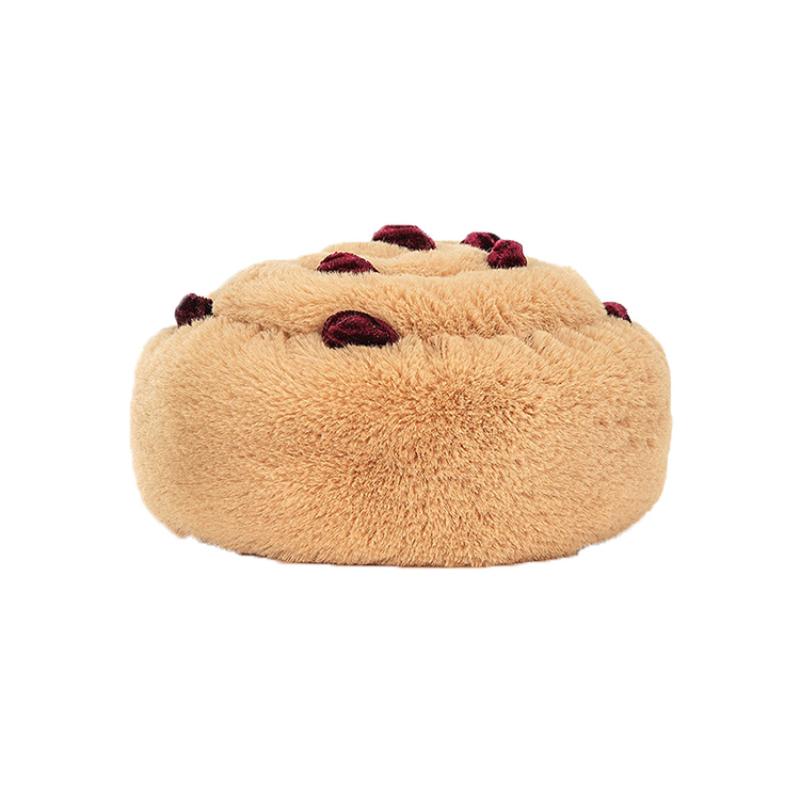 JELLYCAT Fun Food Series Raisin Bread Soothing Doll Plush Doll 12cm Tall