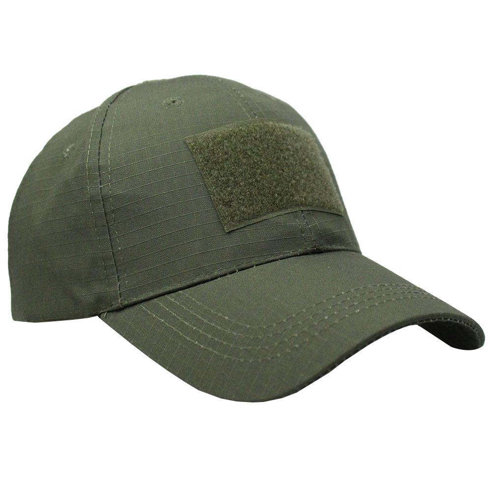 Tactical Outdoor Baseball Cap with Adjustable Strap and Hook Loop Patch Panel for Military Airsoft Paintball Activities