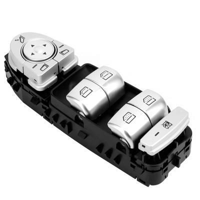 Comutator geam electric stânga 2229056800 pentru Mercedes Benz C300 C450 C63 AMG negru
