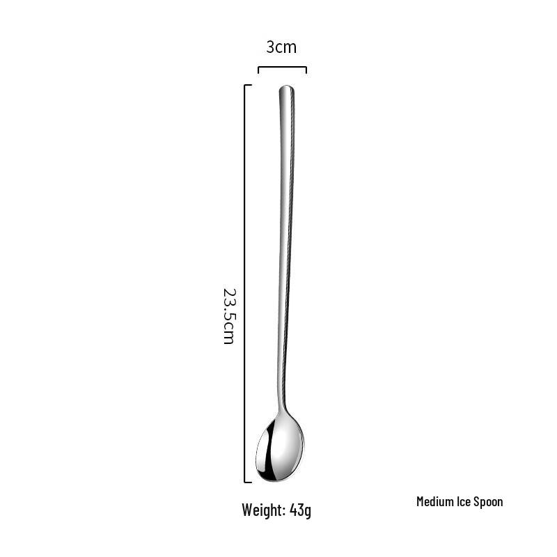 Длинная перемешивающая ложка из нержавеющей стали 304