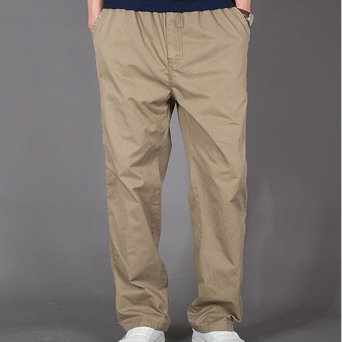 Men's New Overalls Loose Straight Summer Casual Pants Outdoor Training Sports Al Pants Cotton Comfort Trousers