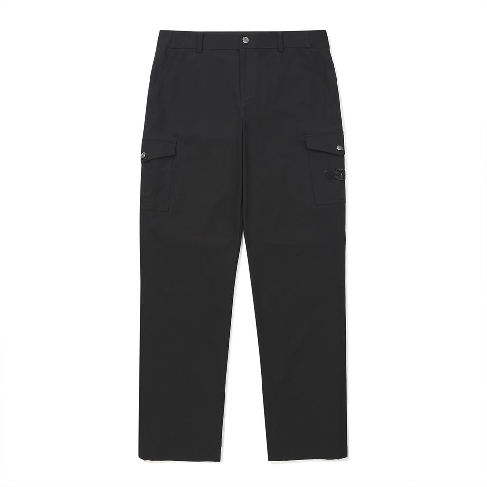 MALBON GOLF Semi-Wide Cargo Pants Black (Man)