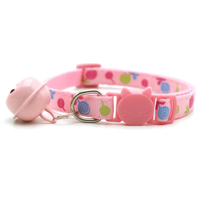New Product Pet Color Cat Buckle Collar Lollipop Collar Cat Dog Collar Candy Collar Human Neck Collar