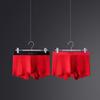 3 Stück Nahtlose Unterwäsche Rot Boxershorts für Herren Ohne Spuren Boxer Brief