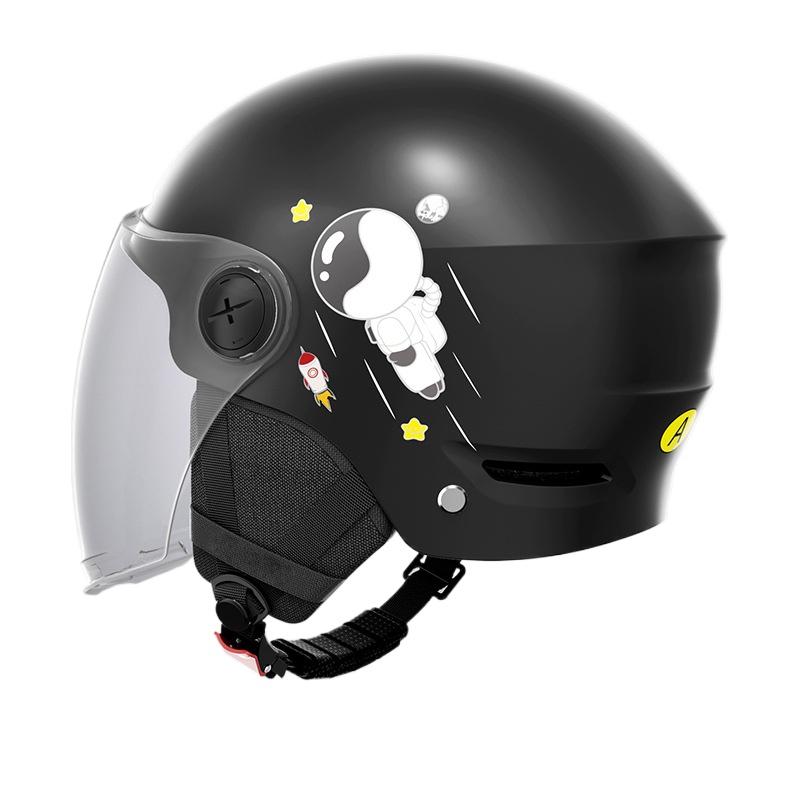 

Electric Car Helmet Men s and Women s Battery Motorcycle Hard Hat Summer Half Helmet Universal In All Seasons one size