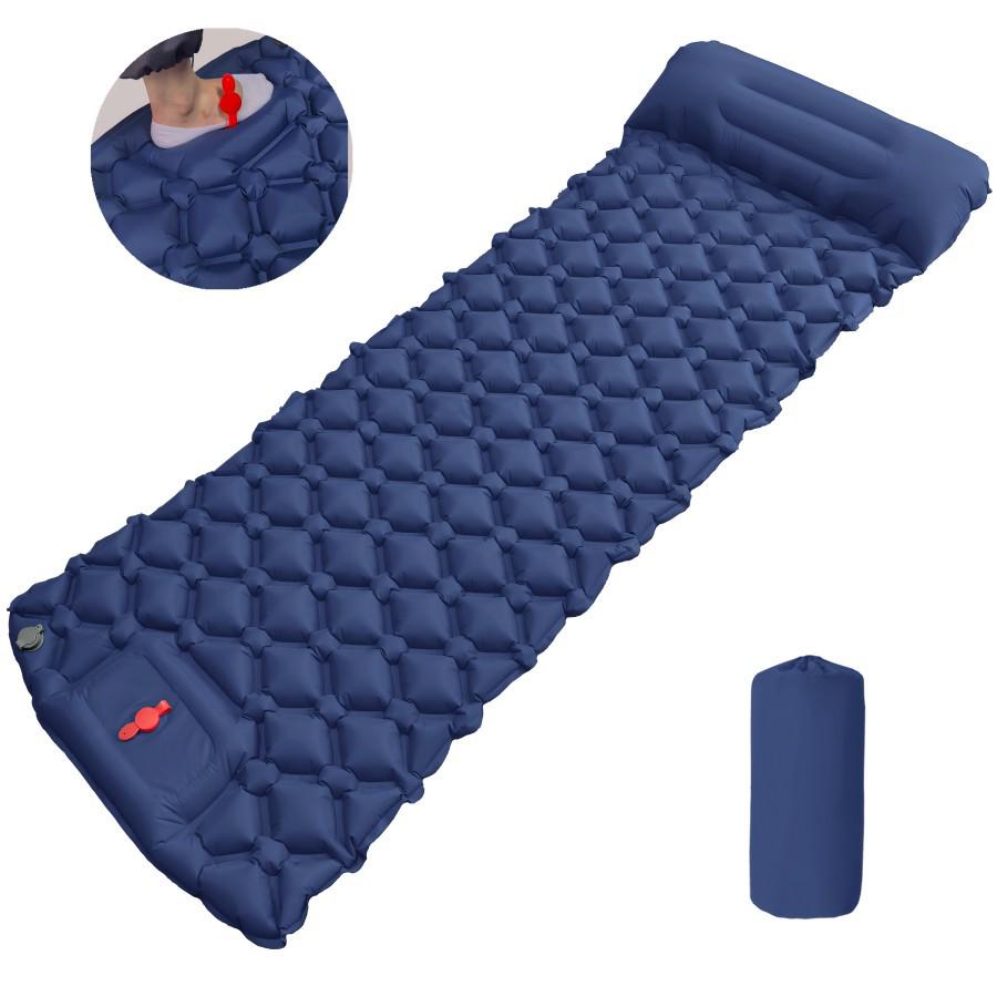 LT-88 Foot Pump Inflatable Ultra-light TPU Sleeping Pad for Camping & Outdoors