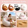 Надувний Ледачий Диван, Портативне Надувне Крісло, Надувний Дитячий Стілець, Надувний Односпальний Диван для Кемпінгу та Сплаву