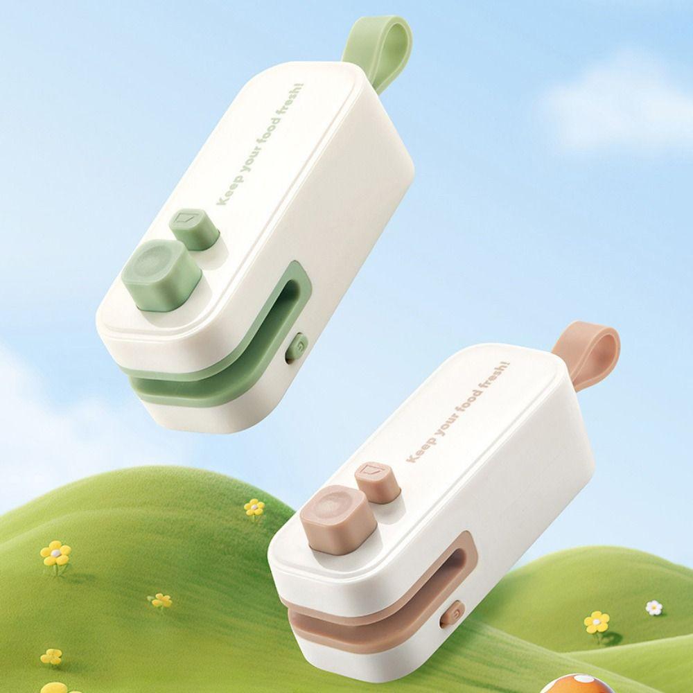 Mini Heat Sealer Magnetic Plastic Bag Sealer Kitchen Gadget Food Sealer Clip  Travel