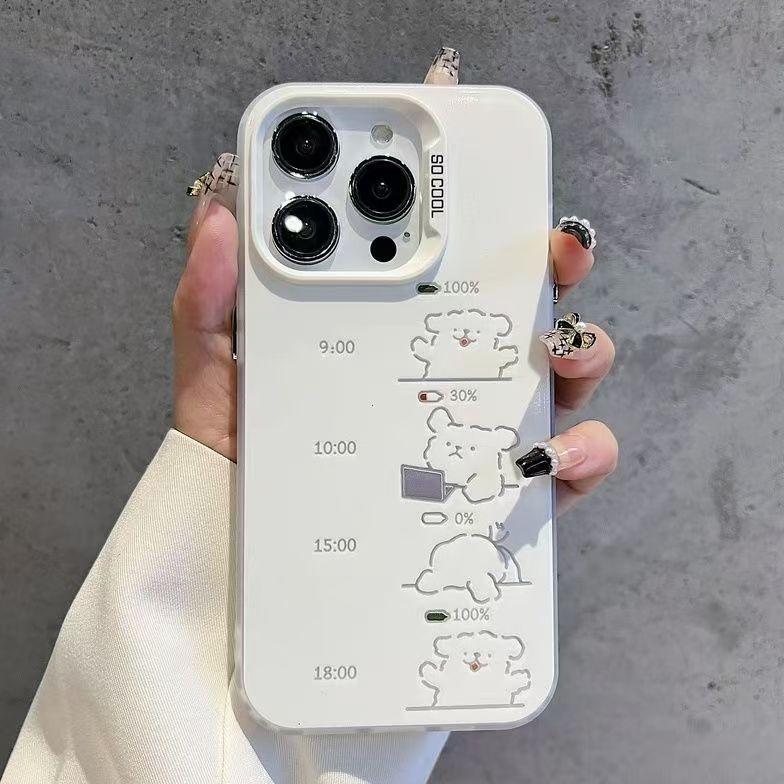 Battery-themed puppy design for Apple iPhone 17, 16, Pro Max, and 15/14 (cute and fun). iPhone 7