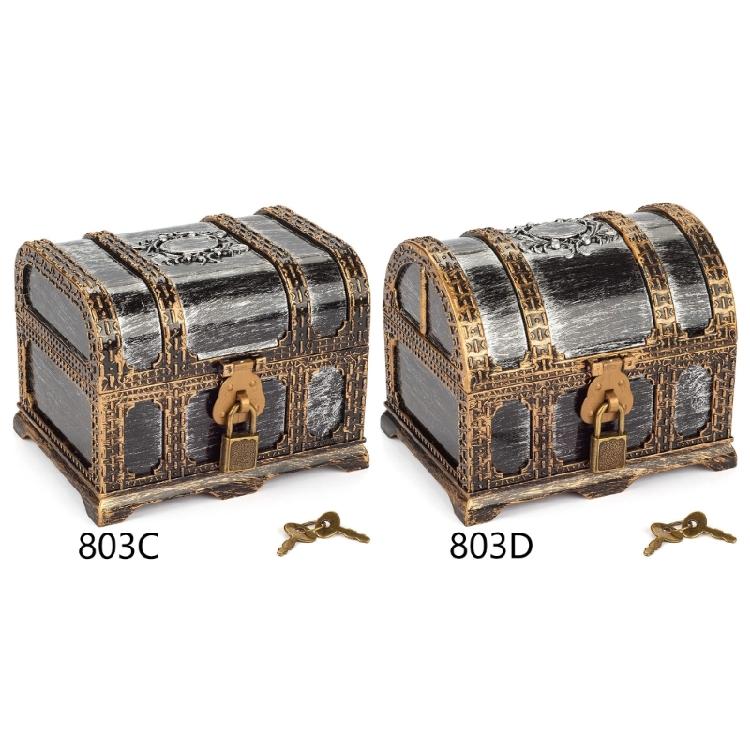 Child Safe ABS Pretend Treasure Box for Educational Role Playing and Daily Storage Tool