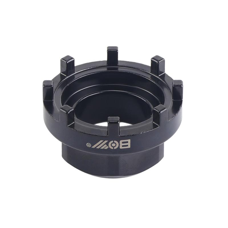 8 Teeth Fitting Chainring Lockring Removal Sleeve Eight Notch Tool Bicycle Drive-Side Bottom Bracket For Install E-Bike