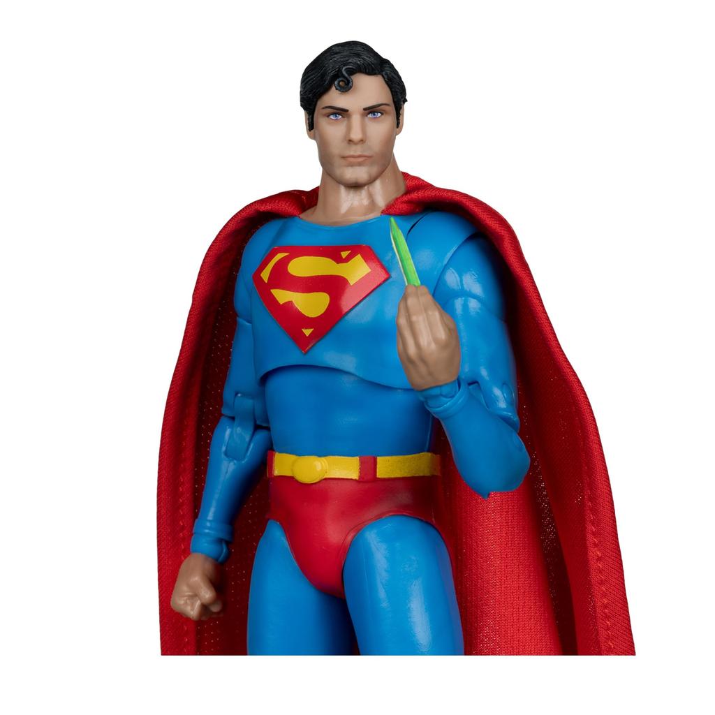 McFarlane DC Multiverse Superman The Movie Actionfigur Kinospielzeug (Superman 1978) 7 Zoll (Deluxe-Version)