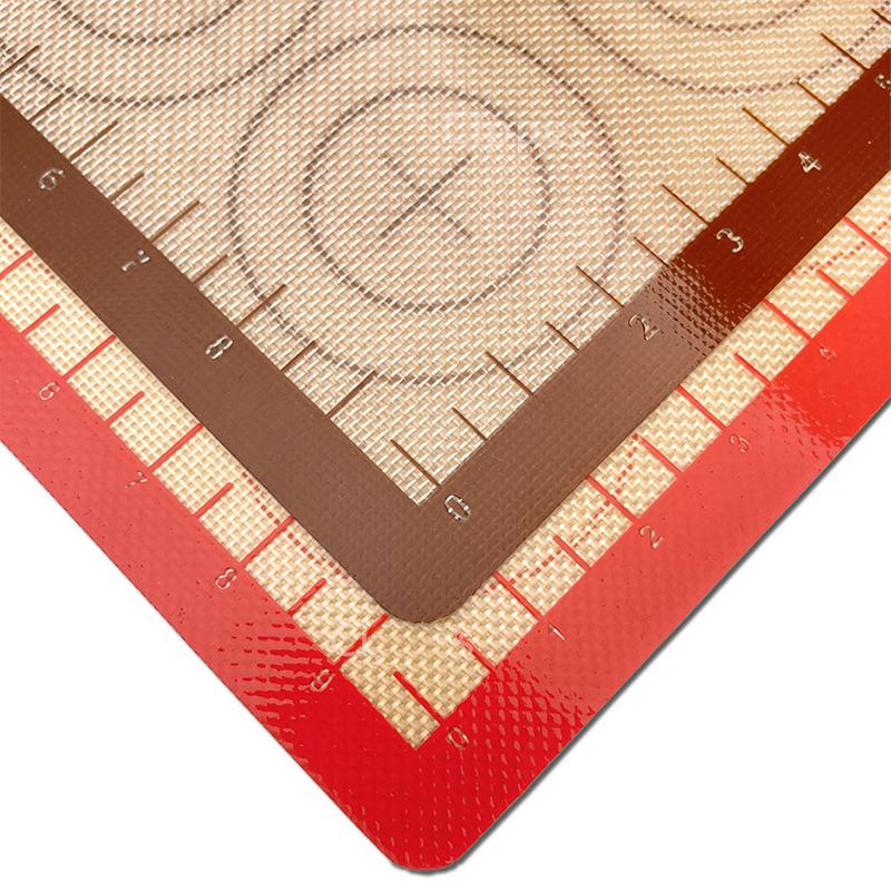 1Pcs Silicone Baking Mat For Oven, Reusable Non-Stick Heat Resistant Bakeware Sheets With Measurements, For Cookie Pastry