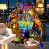 Scooby Print Blanket - Soft & Comfortable, for Bedroom, Travel, Sofa, Home Decoration - Birthday Christmas Gift for Friend