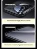 P70U Matte Embossed Leather Phone Case with Edge Protection & Anti-Fingerprint Film