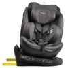 Siège-auto pivotant - BBGO - Wondersafe - Naissance à 12 ans - I-SIZE 40-150cm - ISOFIX Top tether - Gris - Fibre bambou Simili cuir