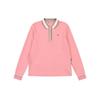 ONOFF Women S KniT Collar PoinT Solid T ShirT Pink Of9053lb