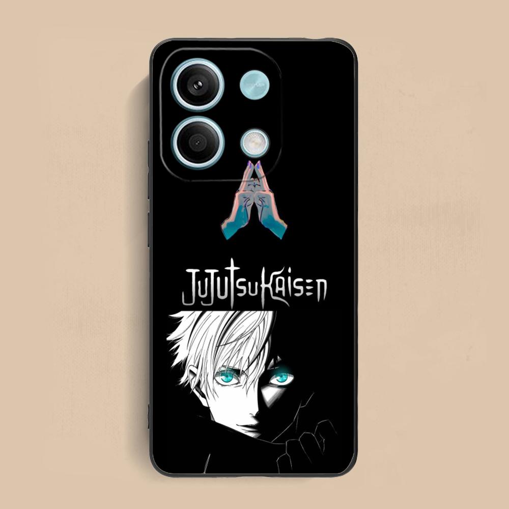 Jujutsu Kaisen Satoru Gojo Phone Case for Xiaomi Redmi 15 14 13 12 A5 3 2 1 C Plus 4G 5G Colorful Printing Cover Cover Pretty