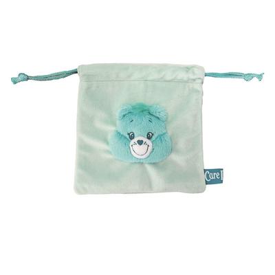 SK Japan Care Bear Face Mascot Drawstring Bag Wish Bear