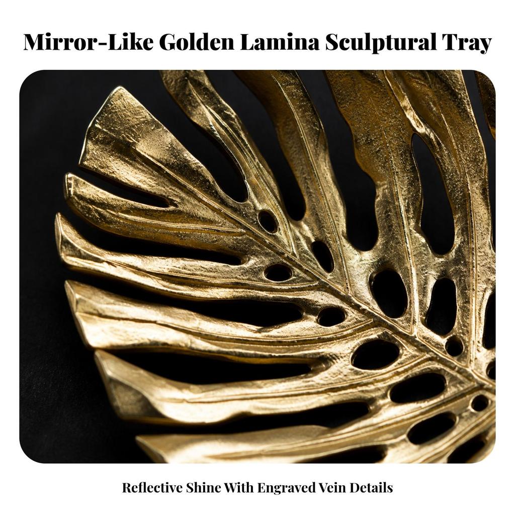 Leaf-Shaped Decorative Dish Small Sculptural Leaf Boho for Entryway