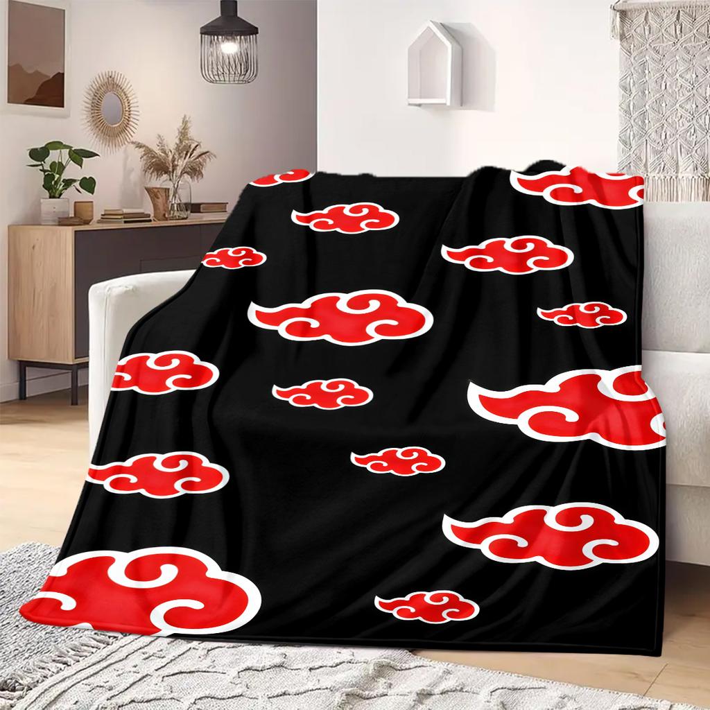 Naruto Anime Print Blanket Warm  Comfortable Flannel Blanket Suitable for Bedrooms, Sofas, Beds, Chairs, Picnics, Travel