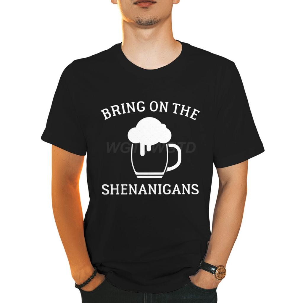 Irish Drinking Team Tshirt for Unisex St Patricks Day Beer Tee Round Neck Short Sleeve Tee Unisexs St Patricks Day Shirt